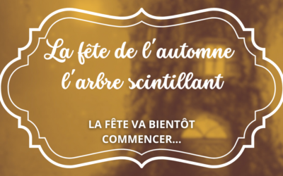 La fête de l’automne de l’arbre scintillant