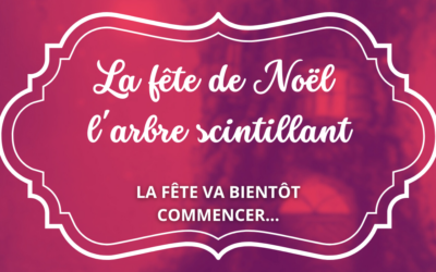 La fête de Noël de l’arbre scintillant